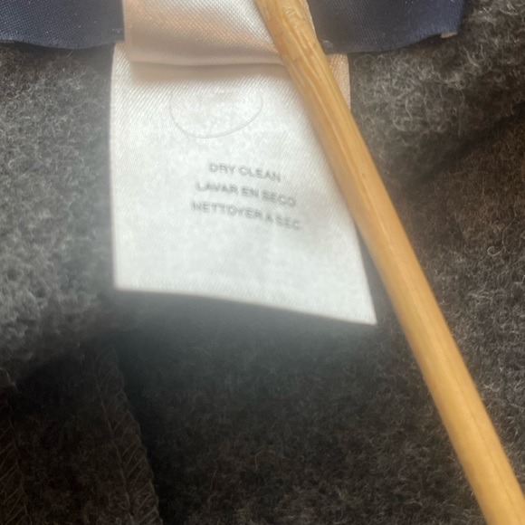 Jones NY Vintage 80’s-‘90’s Women’s Gray Wool Cape Poncho One Size Black Trim - Picture 7 of 8